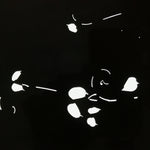 Antique Japanese Katagami Paper Kimono Stencil Katazome Small Plant Leaves C926