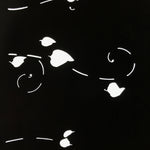 Antique Japanese Katagami Paper Kimono Stencil Katazome Small Plant Leaves C926