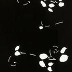 Antique Japanese Katagami Paper Kimono Stencil Katazome Small Plant Leaves C926