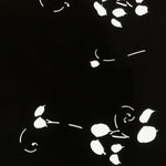 Antique Japanese Katagami Paper Kimono Stencil Katazome Small Plant Leaves C926