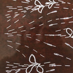 Antique Japanese Katagami Paper Kimono Stencil Katazome Tall Plant Pattern C914