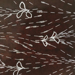 Antique Japanese Katagami Paper Kimono Stencil Katazome Tall Plant Pattern C914