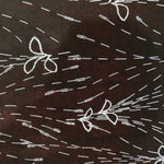 Antique Japanese Katagami Paper Kimono Stencil Katazome Tall Plant Pattern C914