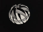 Antique Japanese Katagami Paper Kimono Stencil Katazome Temari Ball Plant A792
