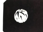 Antique Japanese Katagami Paper Kimono Stencil Katazome Temari Ball Plant A792