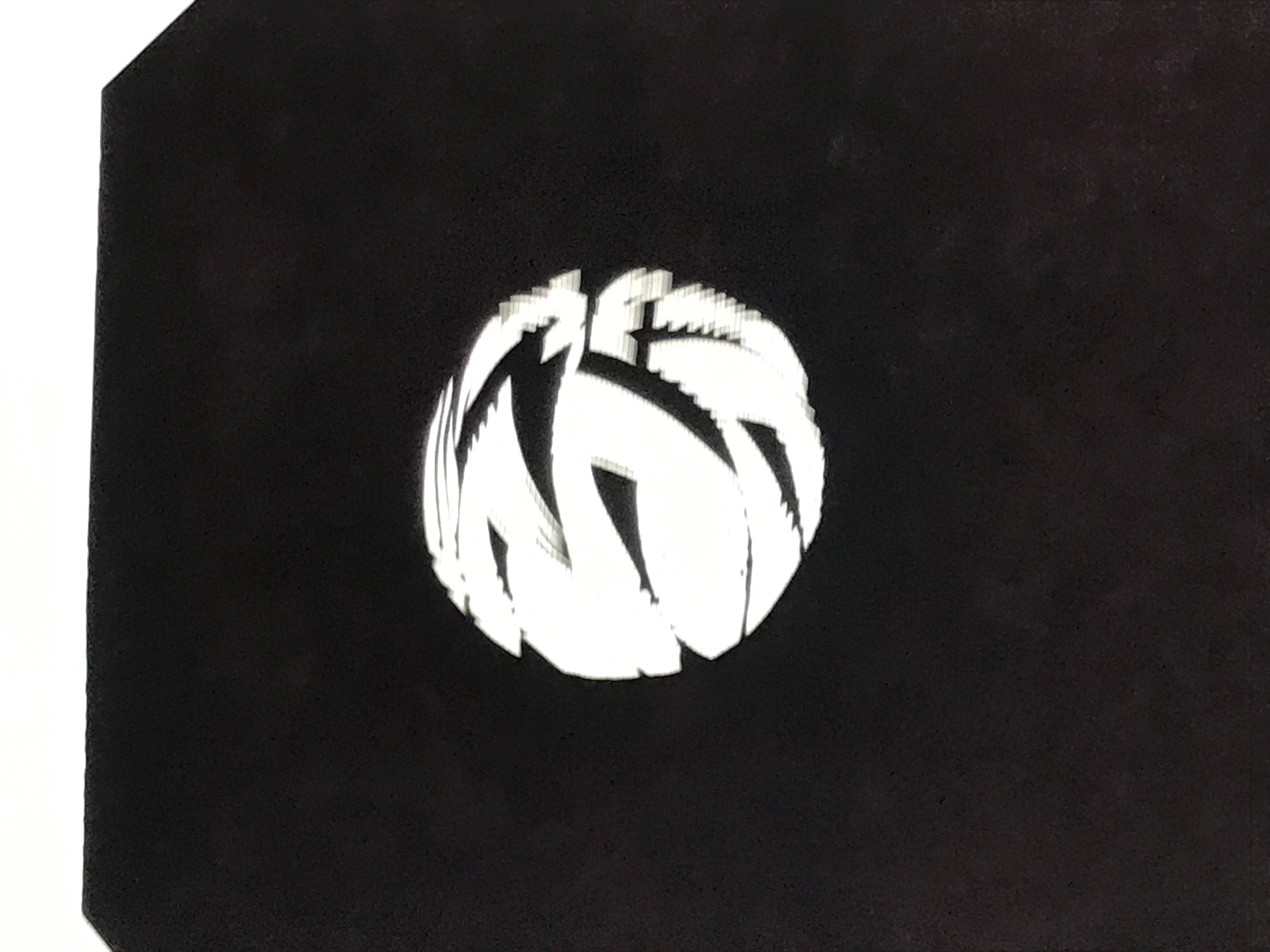 Antique Japanese Katagami Paper Kimono Stencil Katazome Temari Ball Plant A792