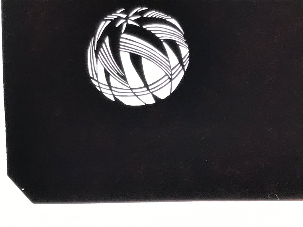 Antique Japanese Katagami Paper Kimono Stencil Katazome Temari Ball Plant A792