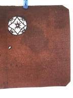Antique Japanese Katagami Paper Kimono Stencil Katazome Temari Fabric Ball A664