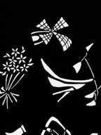 Antique Japanese Katagami Paper Kimono Stencil Katazome Travel Theme Design A802