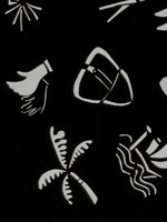 Antique Japanese Katagami Paper Kimono Stencil Katazome Travel Theme Design A802