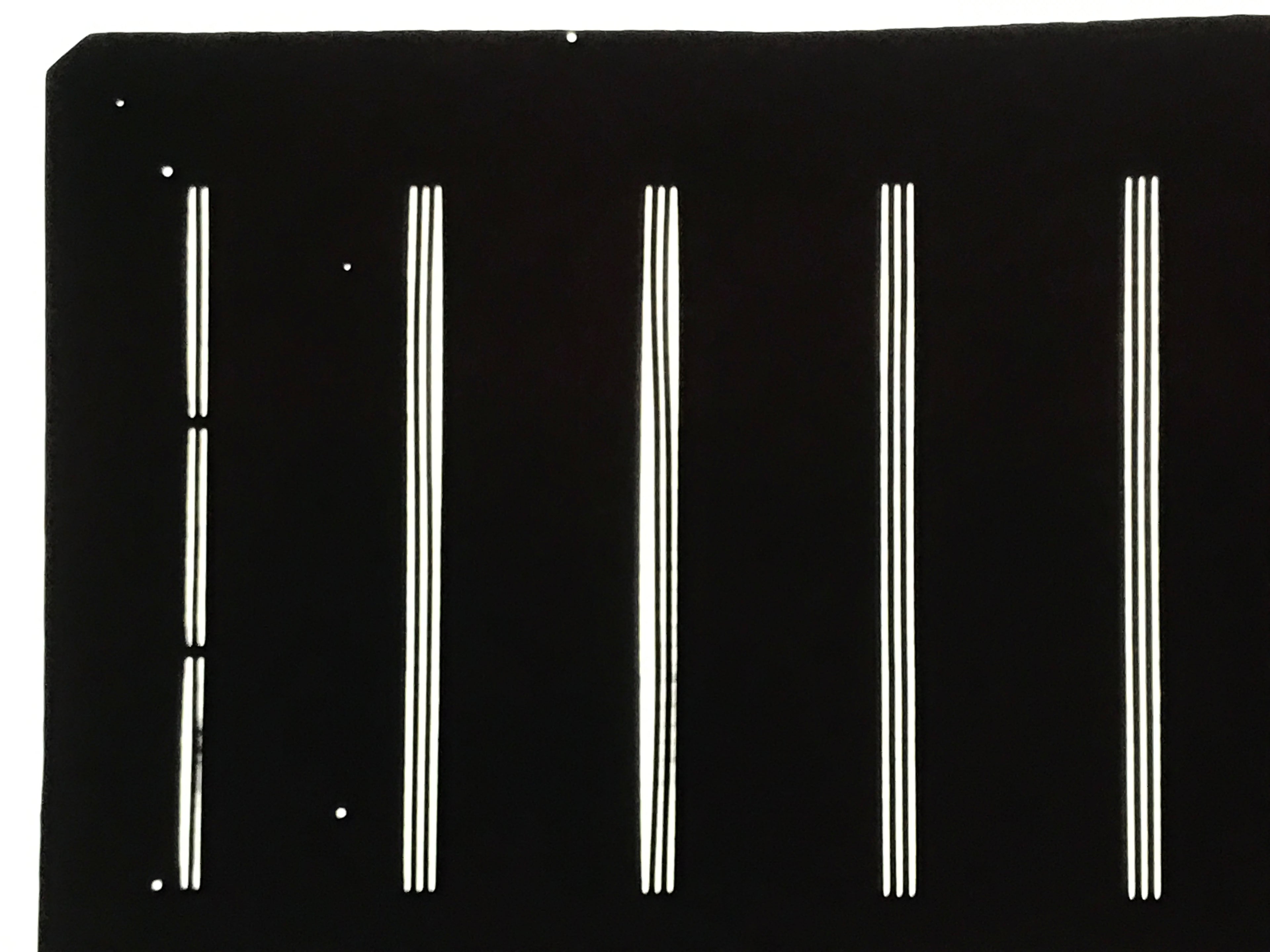 Antique Japanese Katagami Paper Kimono Stencil Katazome Vertical Lines A834