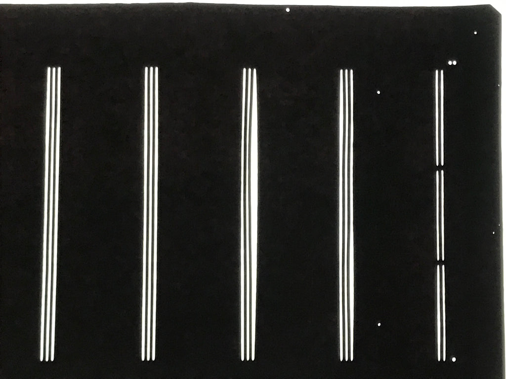 Antique Japanese Katagami Paper Kimono Stencil Katazome Vertical Lines A834