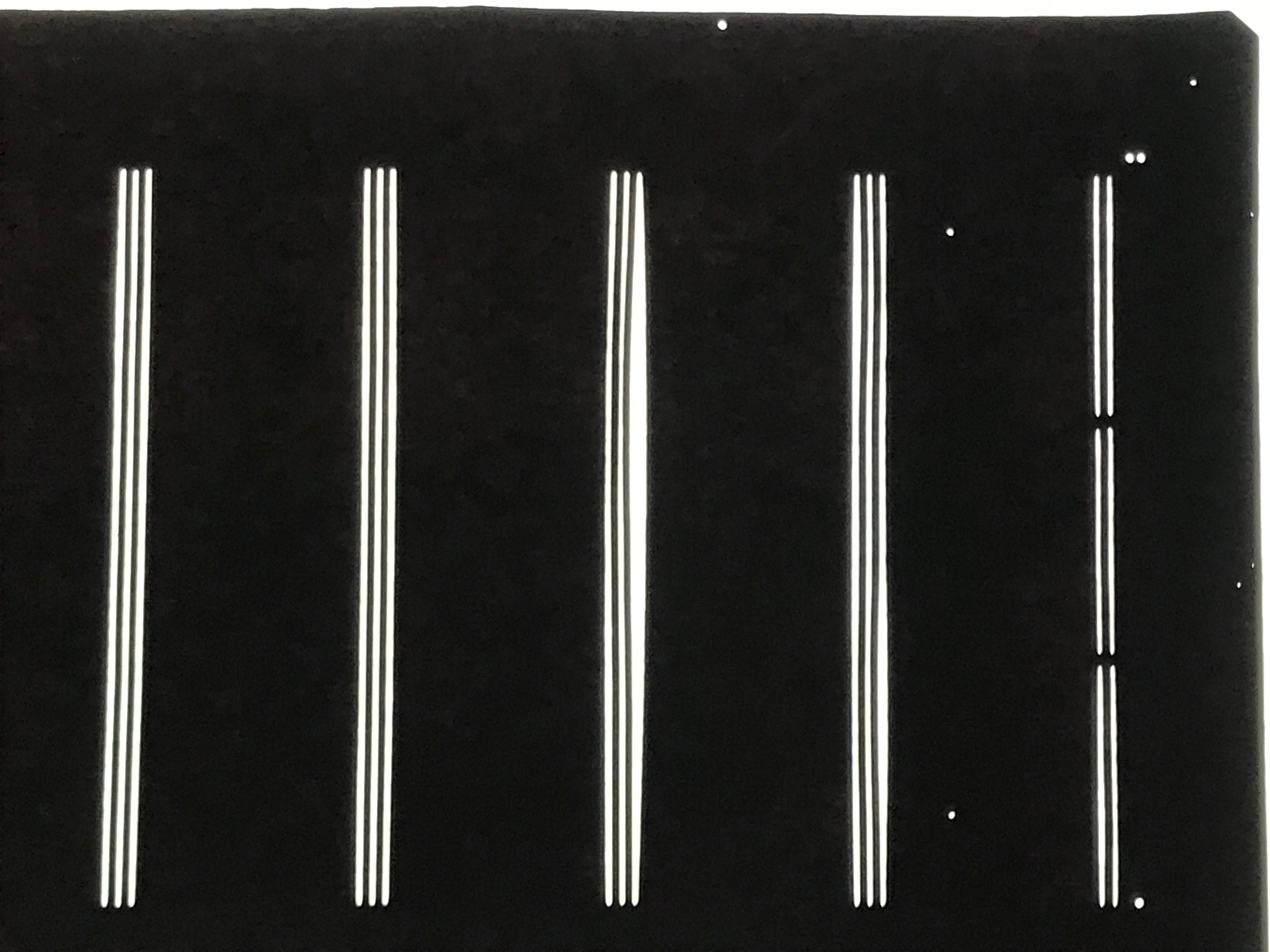 Antique Japanese Katagami Paper Kimono Stencil Katazome Vertical Lines A834