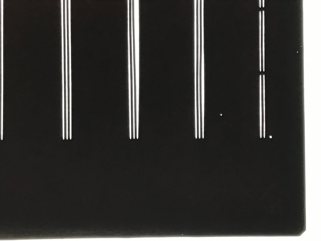 Antique Japanese Katagami Paper Kimono Stencil Katazome Vertical Lines A834