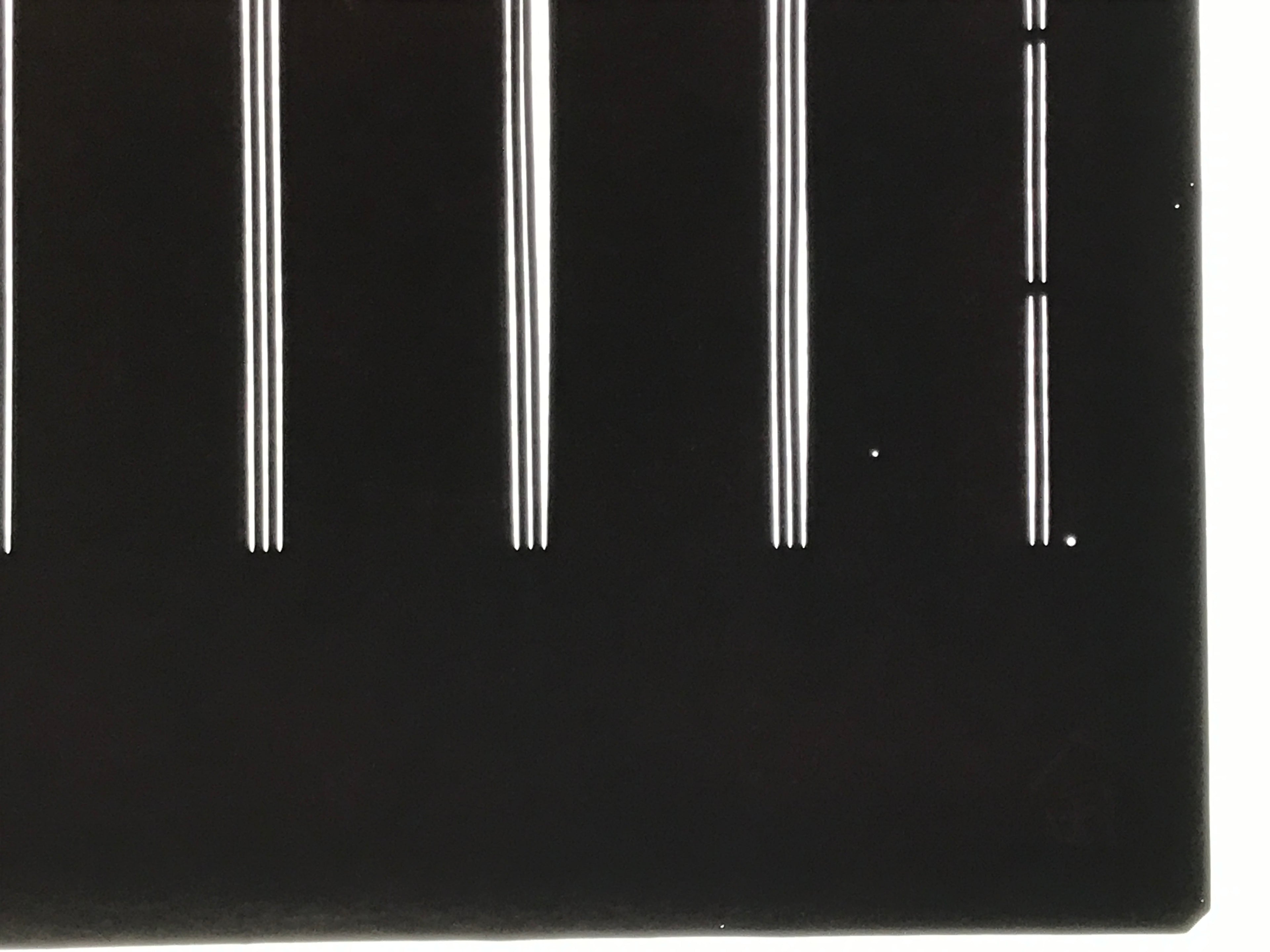 Antique Japanese Katagami Paper Kimono Stencil Katazome Vertical Lines A834