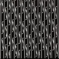 Antique Japanese Katagami Paper Kimono Stencil Katazome Vertical Lines A843