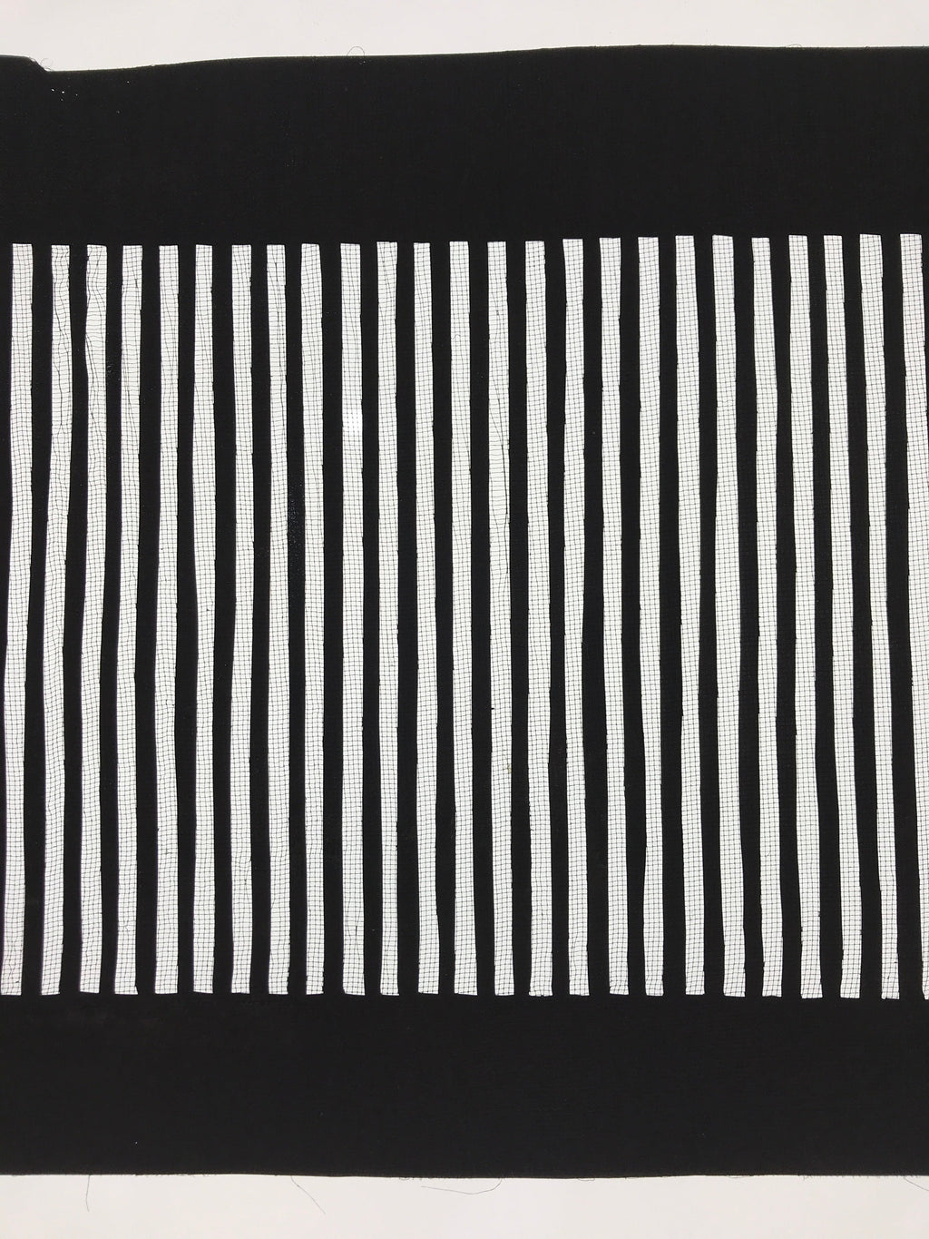 Antique Japanese Katagami Paper Kimono Stencil Katazome Vertical Stripes A648