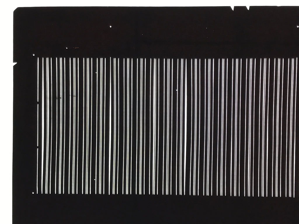 Antique Japanese Katagami Paper Kimono Stencil Katazome Vertical Stripes A869