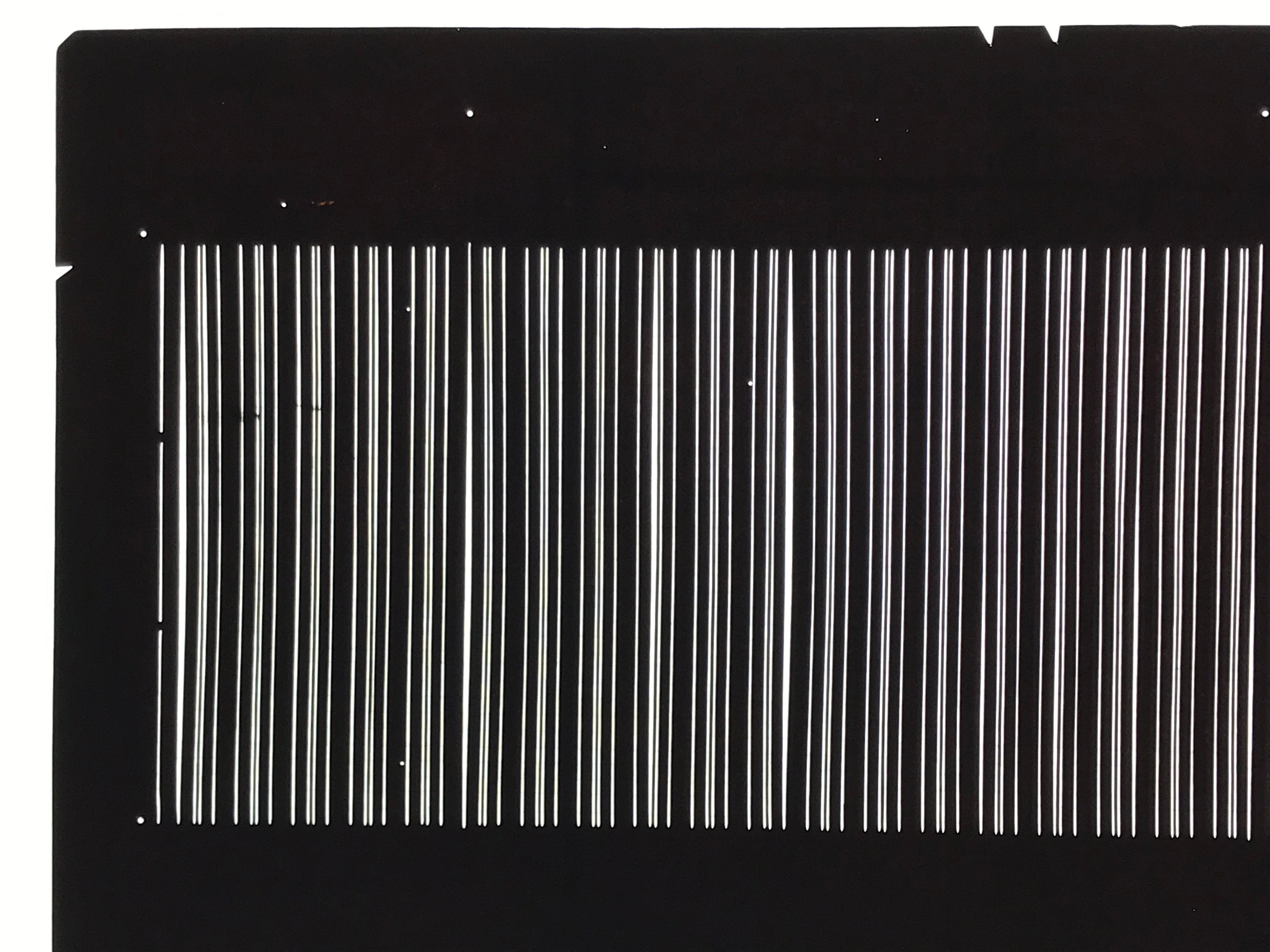 Antique Japanese Katagami Paper Kimono Stencil Katazome Vertical Stripes A869