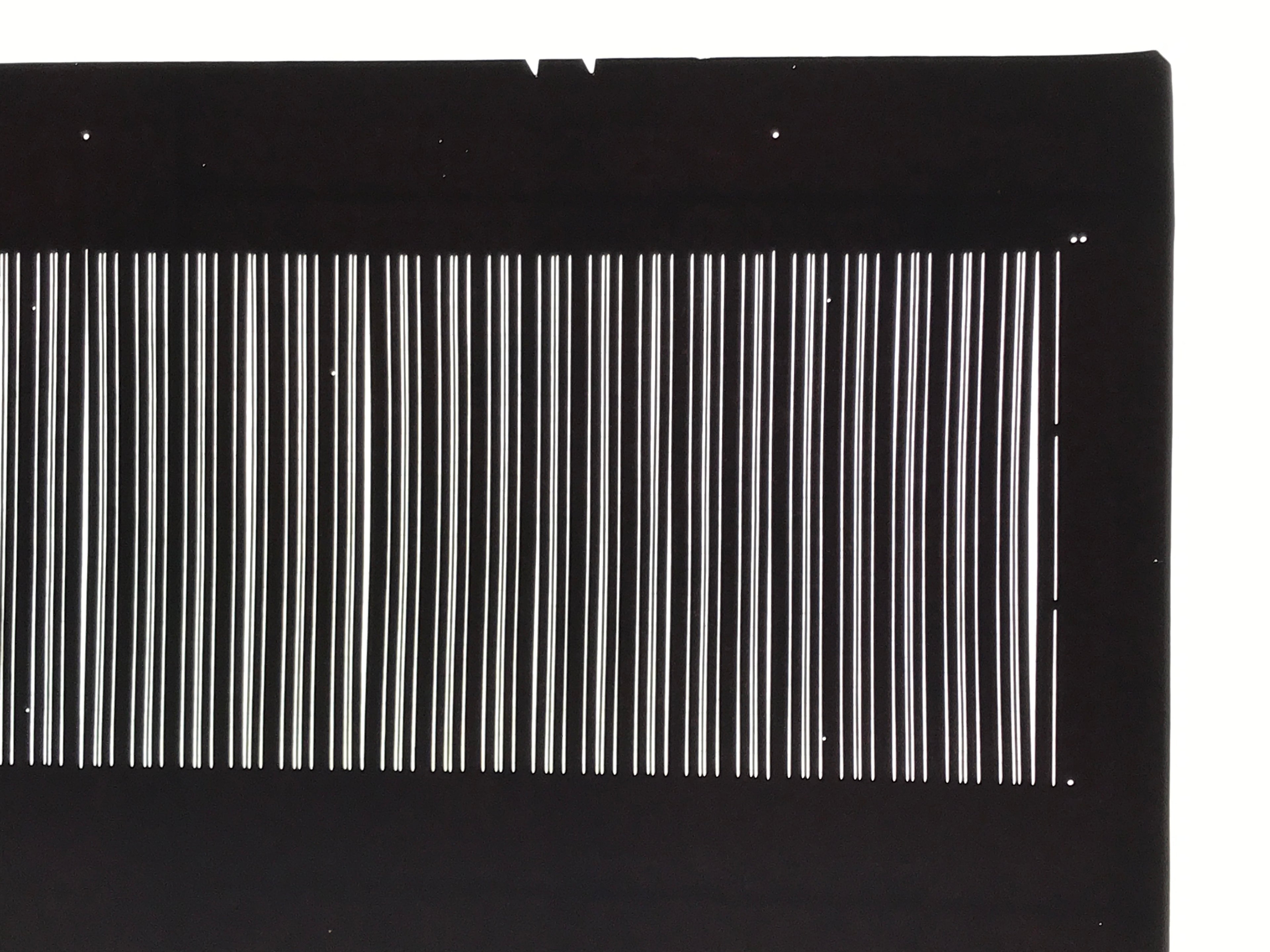 Antique Japanese Katagami Paper Kimono Stencil Katazome Vertical Stripes A869