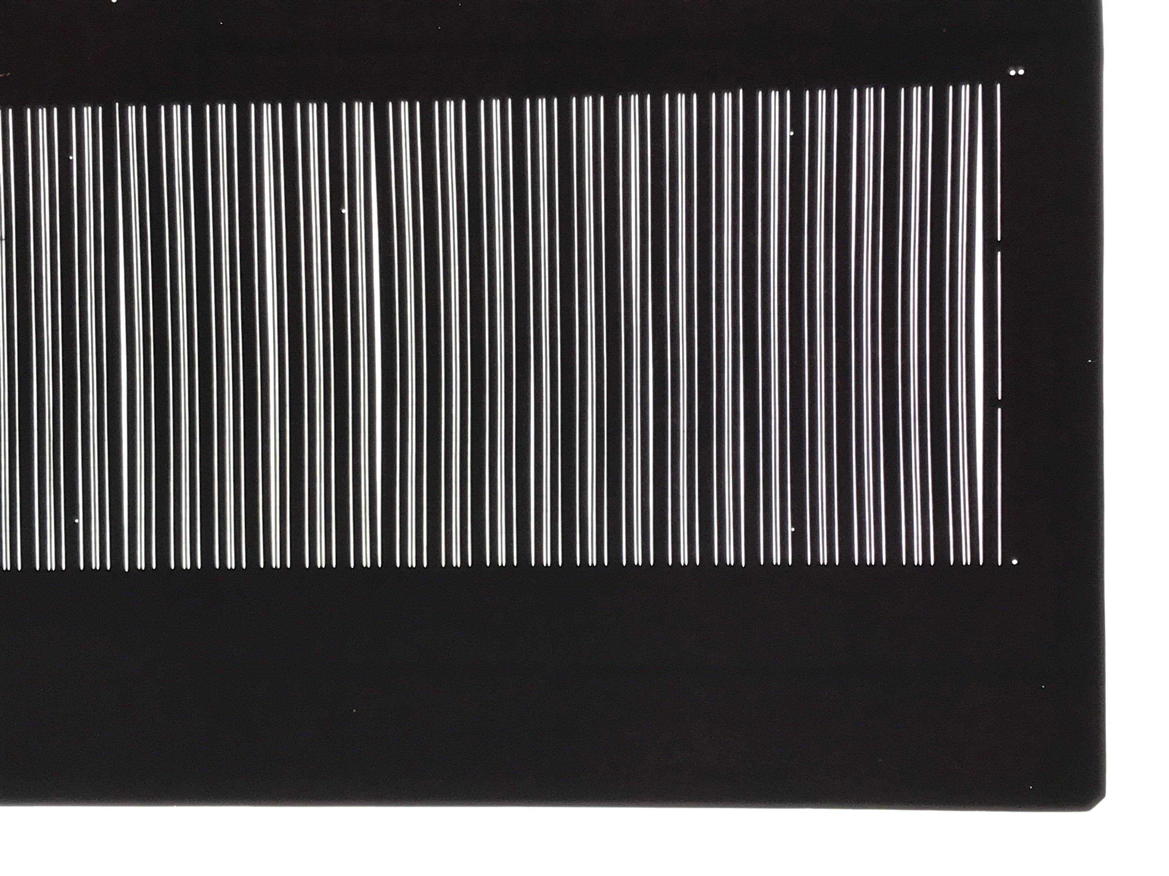 Antique Japanese Katagami Paper Kimono Stencil Katazome Vertical Stripes A869