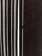 Antique Japanese Katagami Paper Kimono Stencil Katazome Vertical Stripes A869