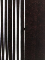 Antique Japanese Katagami Paper Kimono Stencil Katazome Vertical Stripes A869