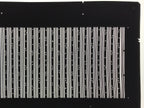 Antique Japanese Katagami Paper Kimono Stencil Katazome Vertical Stripes A884
