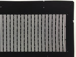 Antique Japanese Katagami Paper Kimono Stencil Katazome Vertical Stripes A884