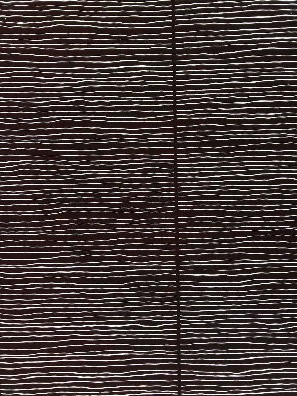 Antique Japanese Katagami Paper Kimono Stencil Katazome Wavy Stripe Pattern C897