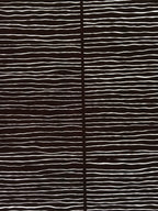 Antique Japanese Katagami Paper Kimono Stencil Katazome Wavy Stripe Pattern C897