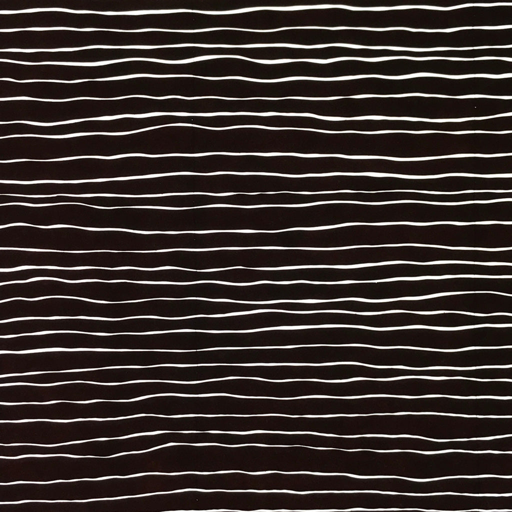 Antique Japanese Katagami Paper Kimono Stencil Katazome Wavy Stripe Pattern C897
