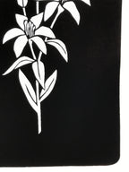 Antique Japanese Katagami Paper Kimono Stencil Katazome Yuri Lily Flowers A775