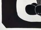 Antique Japanese Katagami Paper Kimono Stencil Ume Plum Blossom Kamon Crest A760