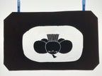 Antique Japanese Katagami Paper Kimono Stencil Ume Plum Blossom Kamon Crest A760