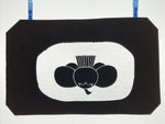 Antique Japanese Katagami Paper Kimono Stencil Ume Plum Blossom Kamon Crest A760