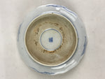 Antique Japanese Koimari Bowl Blue Sometsuke Floral Pattern Shishi Lion PY333