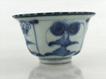 Antique Japanese Koimari Imari Bowl Kobachi Blue Sometsuke Floral Design PY384