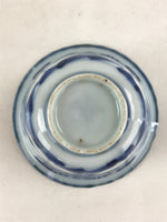 Antique Japanese Koimari Imari Bowl Kobachi Blue Sometsuke Flower Arabesque PY39