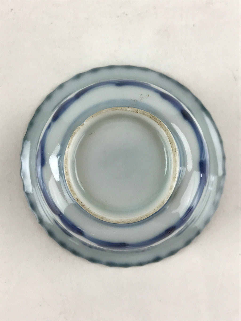 Antique Japanese Koimari Imari Bowl Kobachi Blue Sometsuke Flower Design PY393