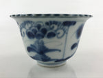 Antique Japanese Koimari Imari Bowl Kobachi Blue Sometsuke Flower Design PY395