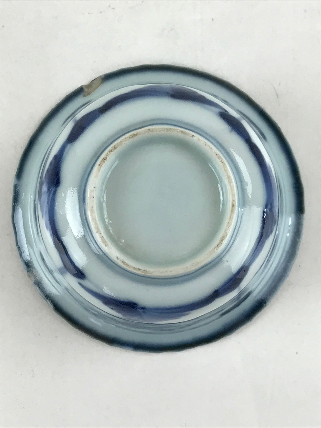 Antique Japanese Koimari Imari Bowl Kobachi Blue Sometsuke Flower Design PY401
