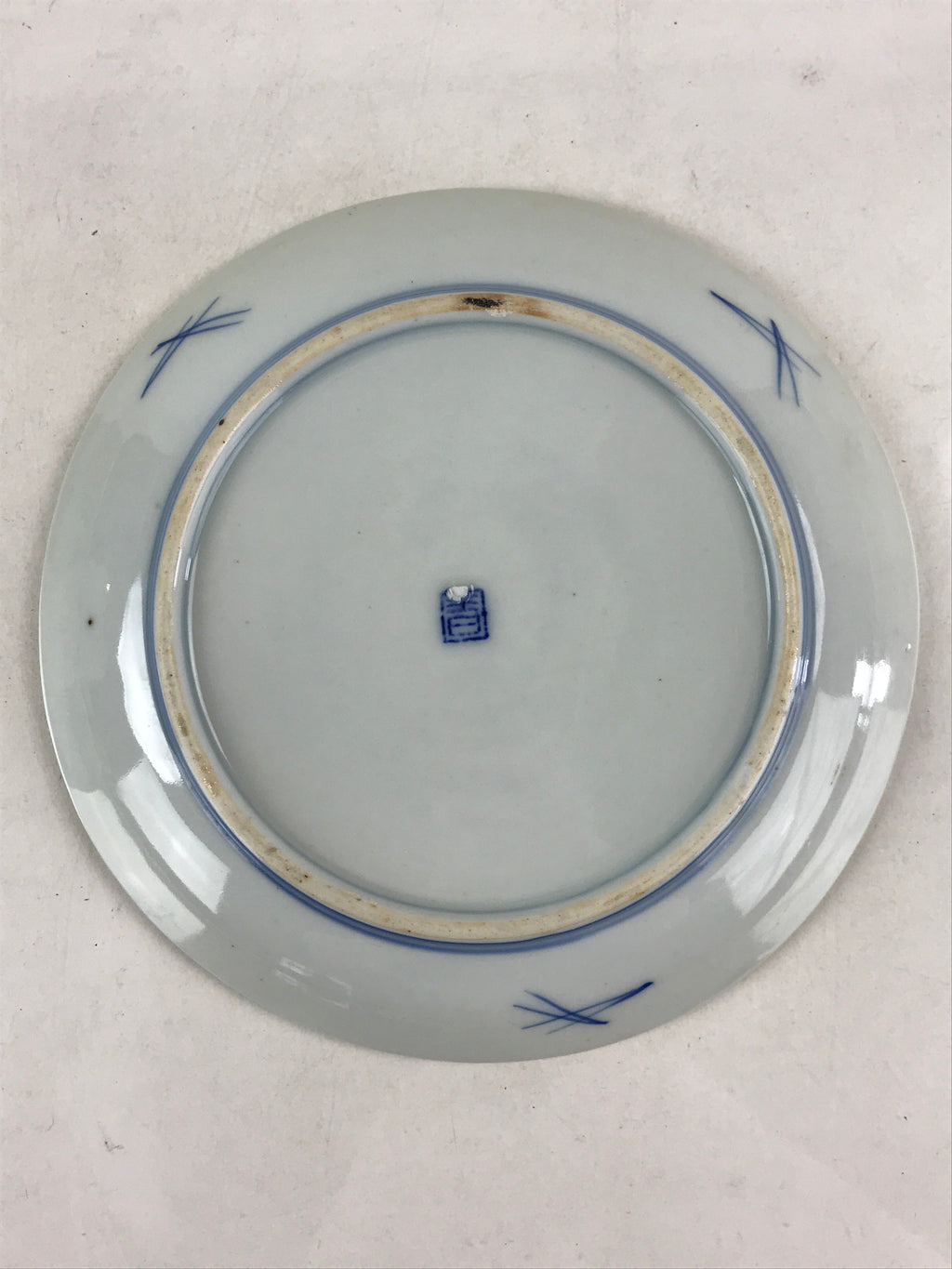 Antique Japanese Koimari Imari Plate Plum Blossom Nightingale Kozara Gold PY352