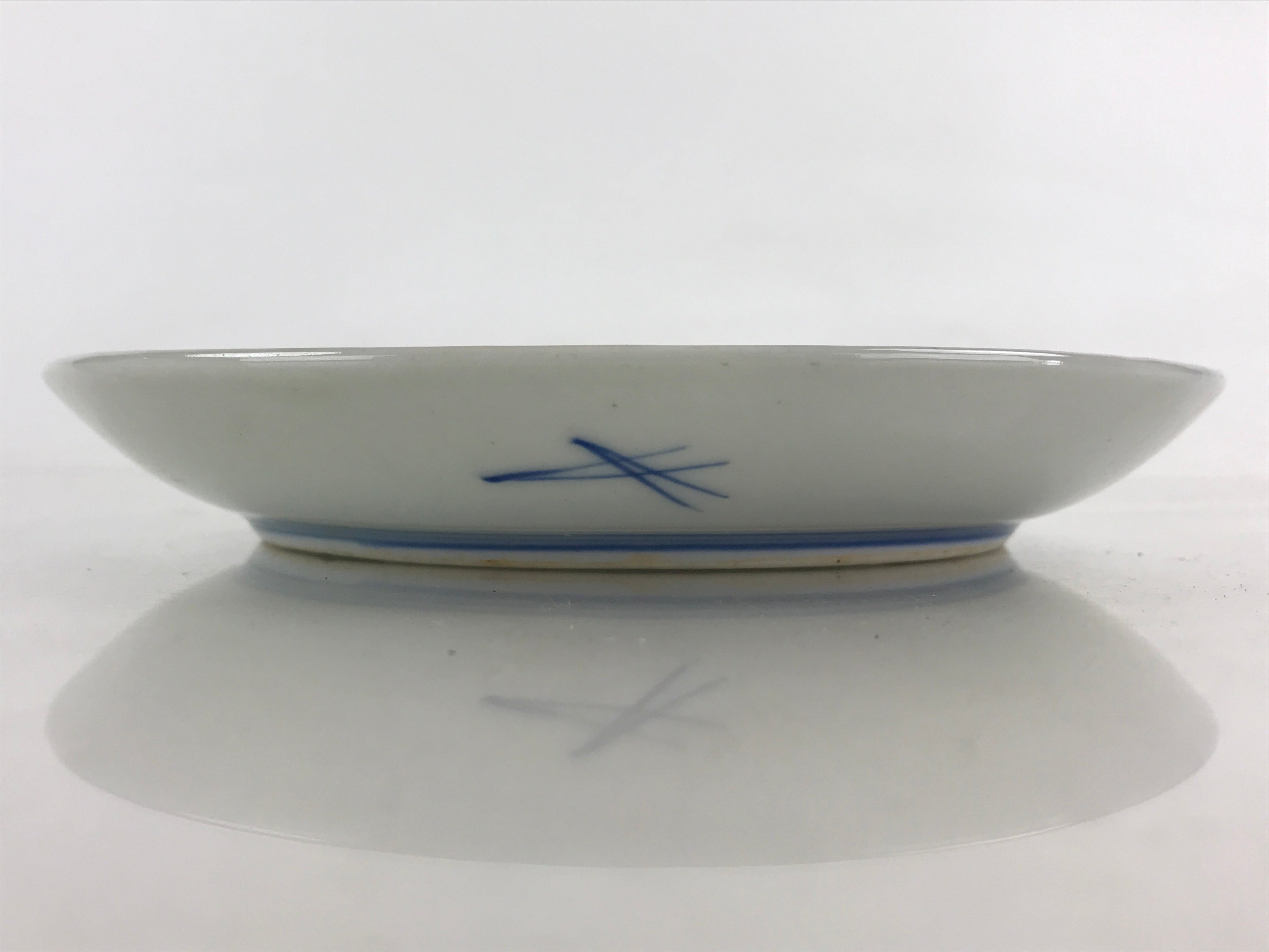 Antique Japanese Koimari Imari Plate Plum Blossom Nightingale Kozara Gold PY352