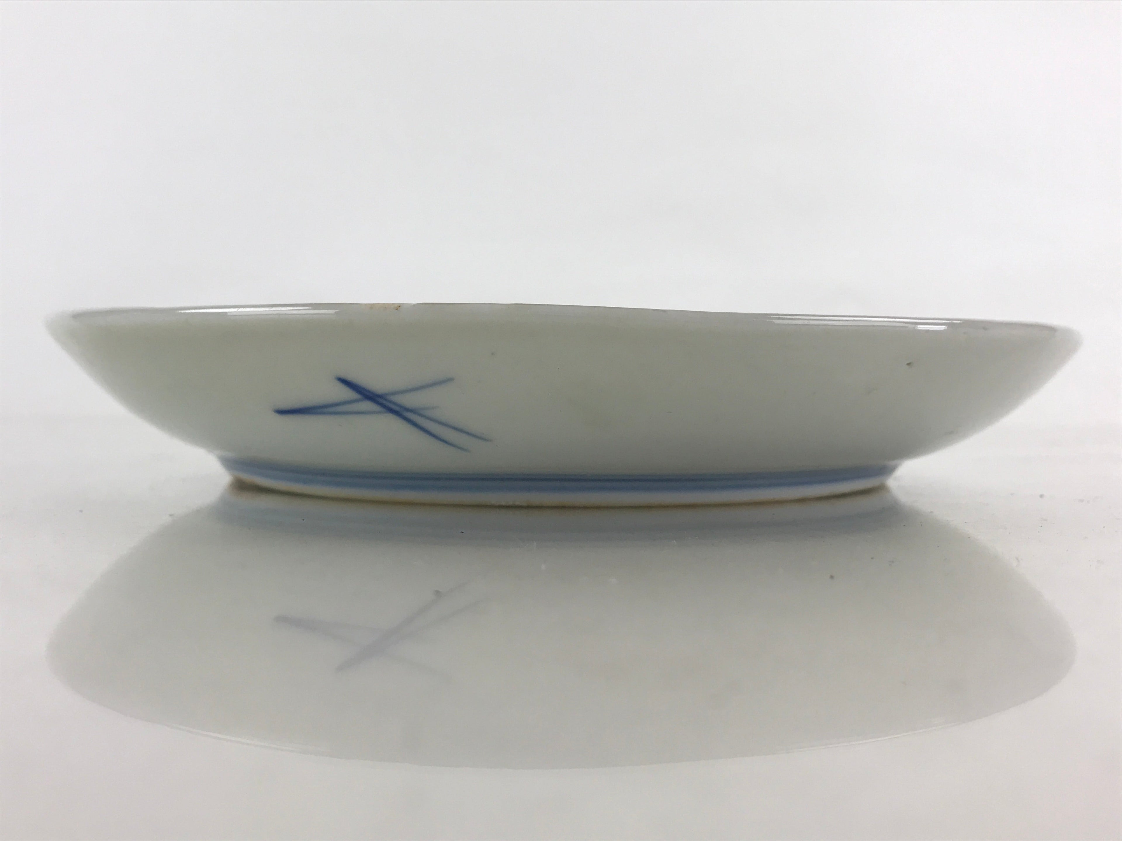Antique Japanese Koimari Imari Plate Plum Blossom Nightingale Kozara Gold PY352