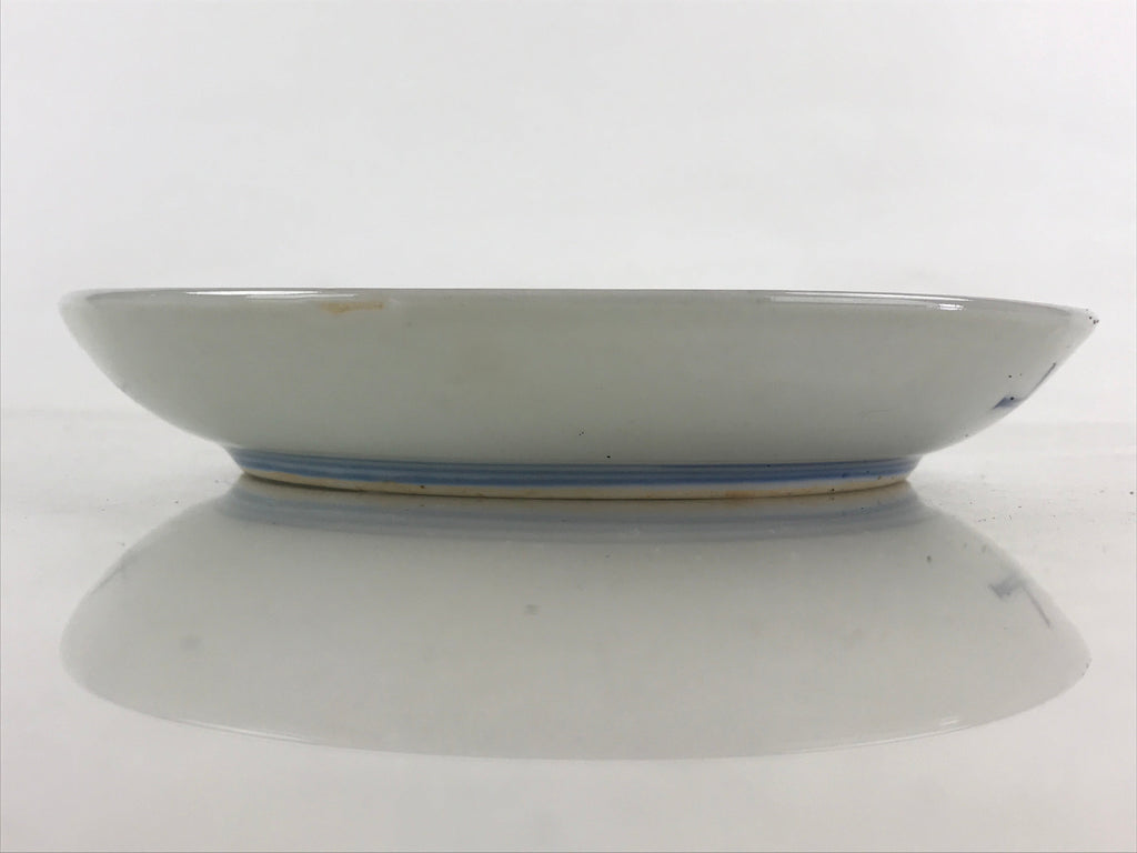 Antique Japanese Koimari Imari Plate Plum Blossom Nightingale Kozara Gold PY353