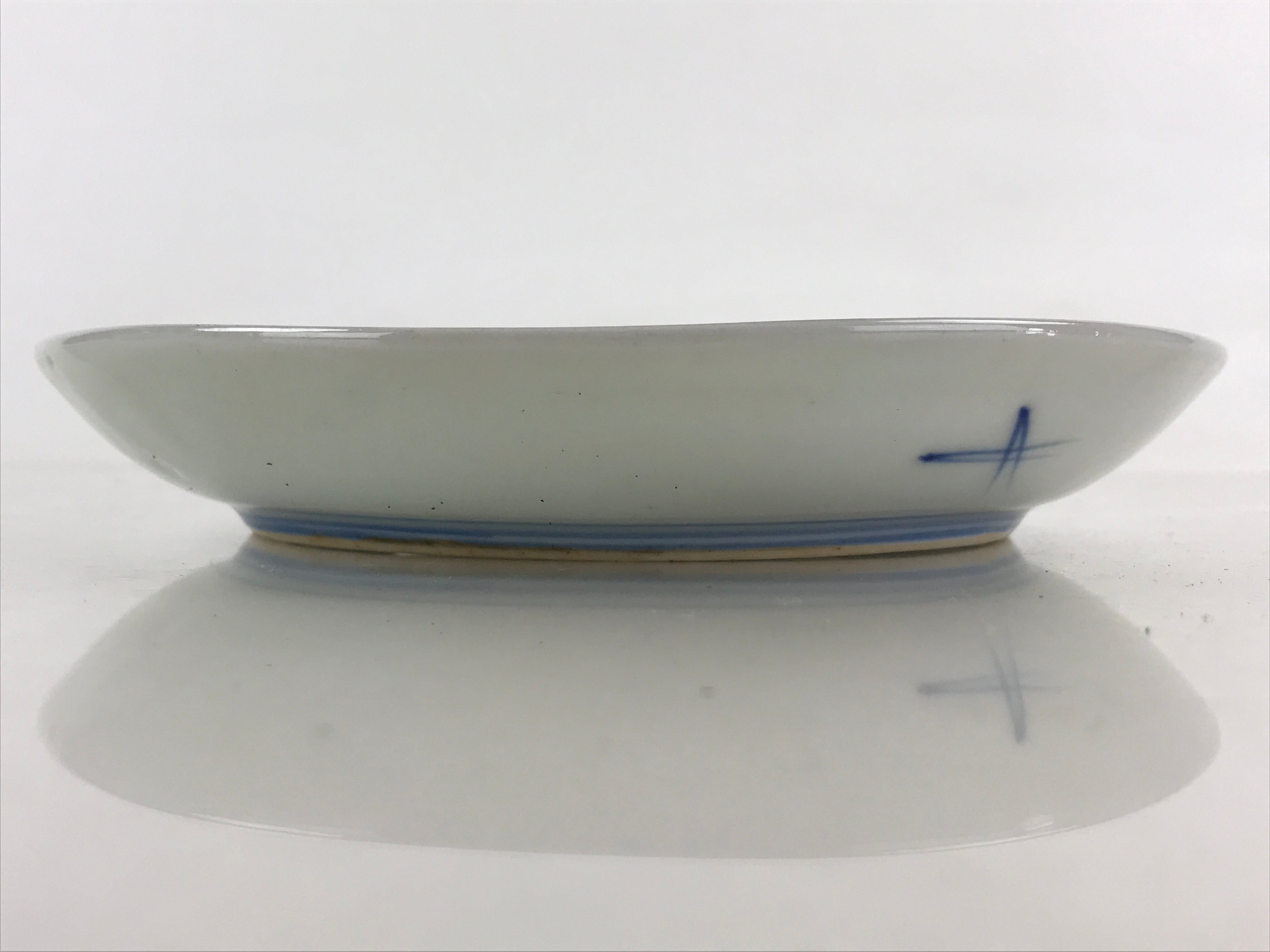 Antique Japanese Koimari Imari Plate Plum Blossom Nightingale Kozara Gold PY353