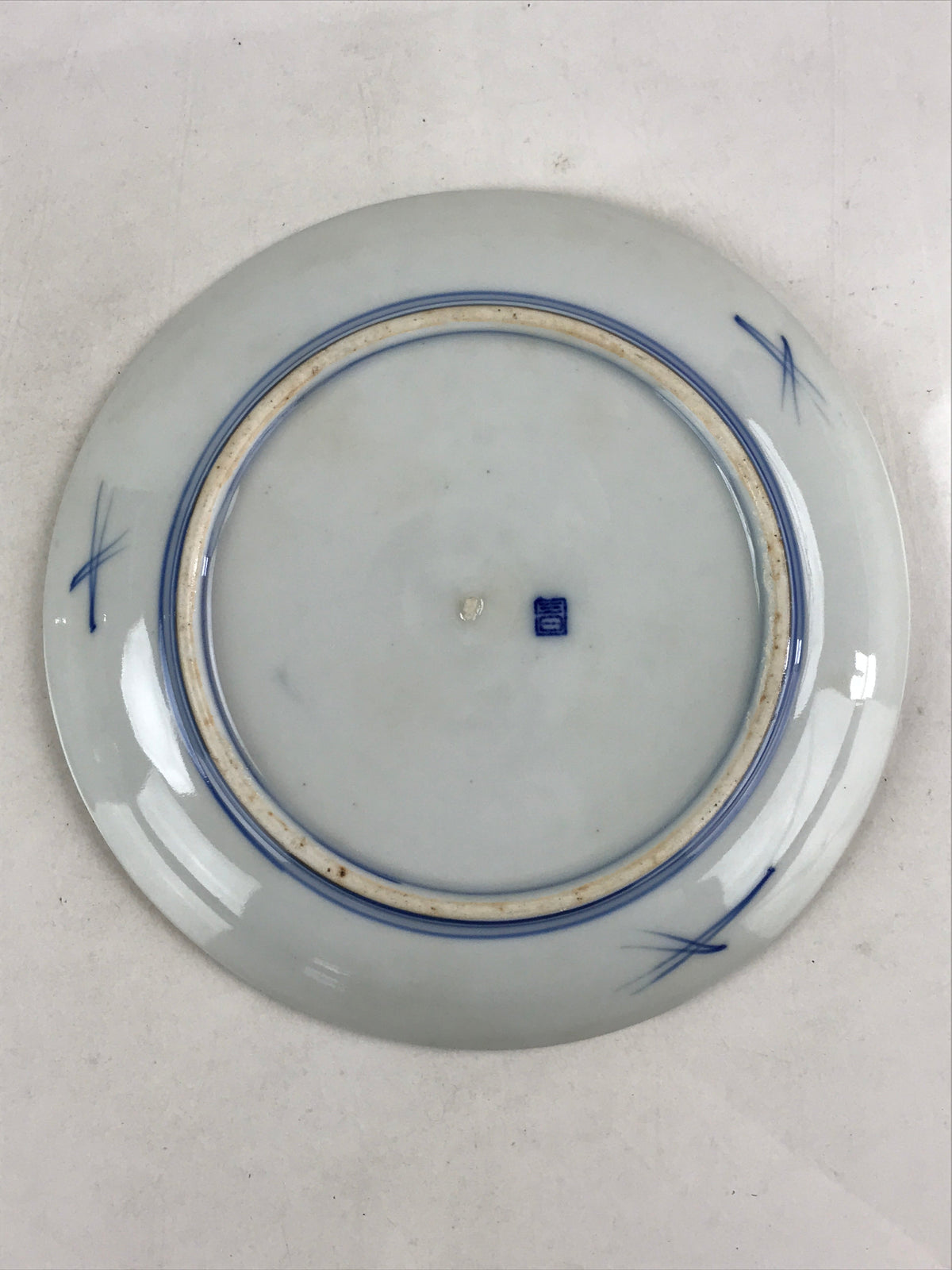 Antique Japanese Koimari Imari Plate Plum Blossom Nightingale Kozara Gold PY354