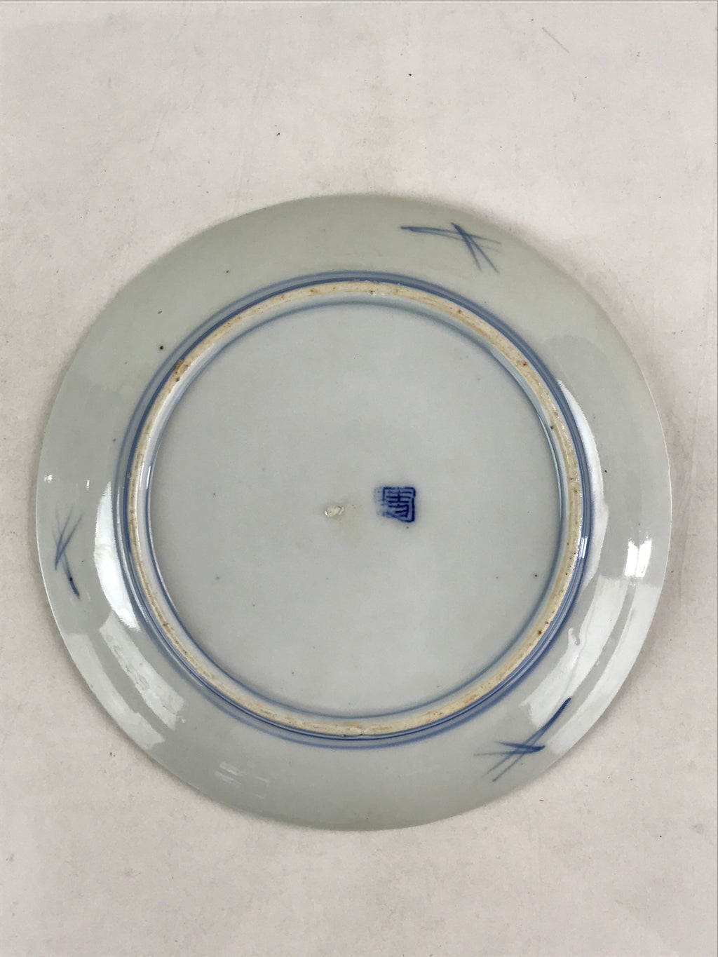 Antique Japanese Koimari Imari Plate Plum Blossom Nightingale Kozara Gold PY356