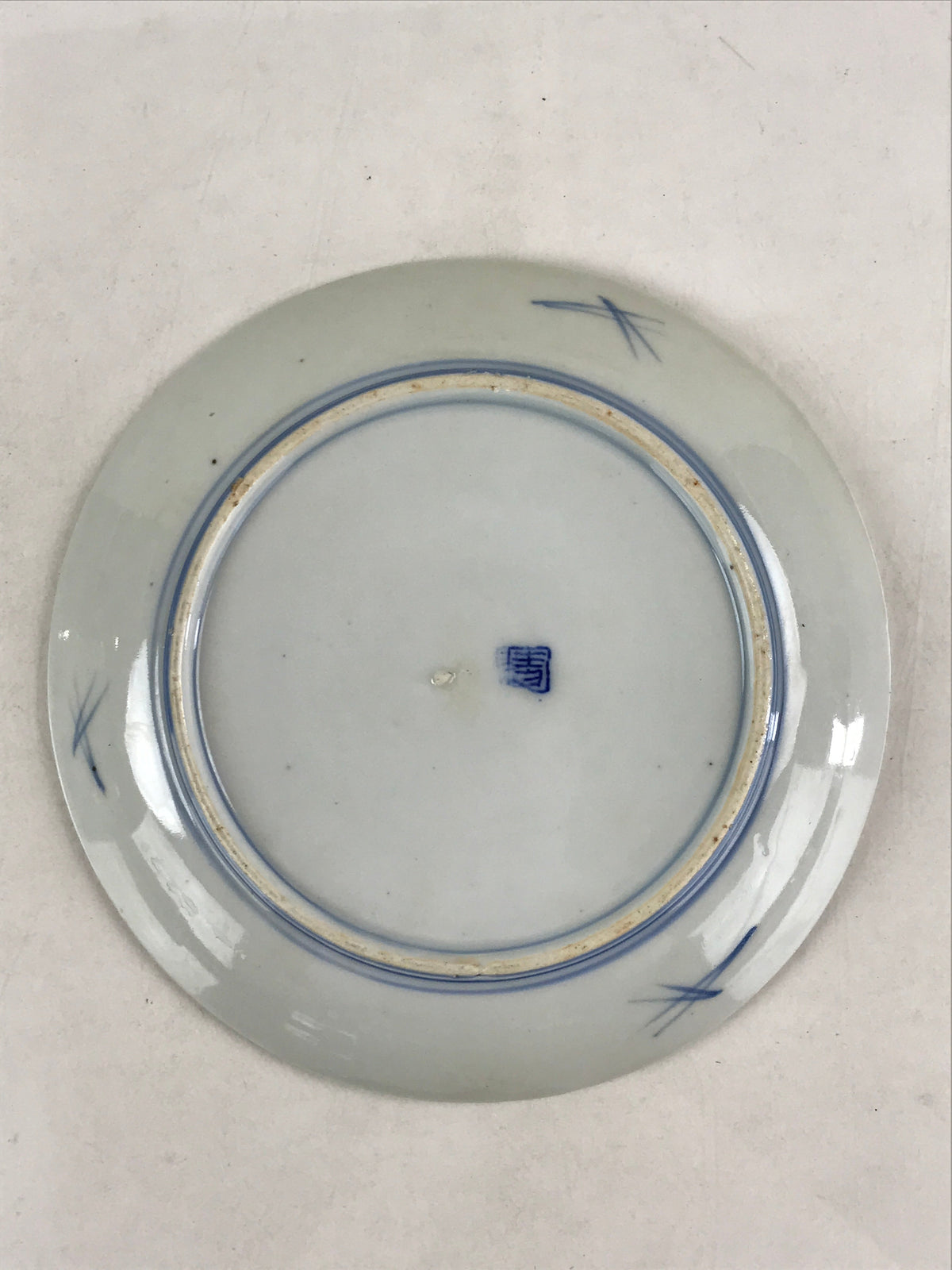 Antique Japanese Koimari Imari Plate Plum Blossom Nightingale Kozara Gold PY356